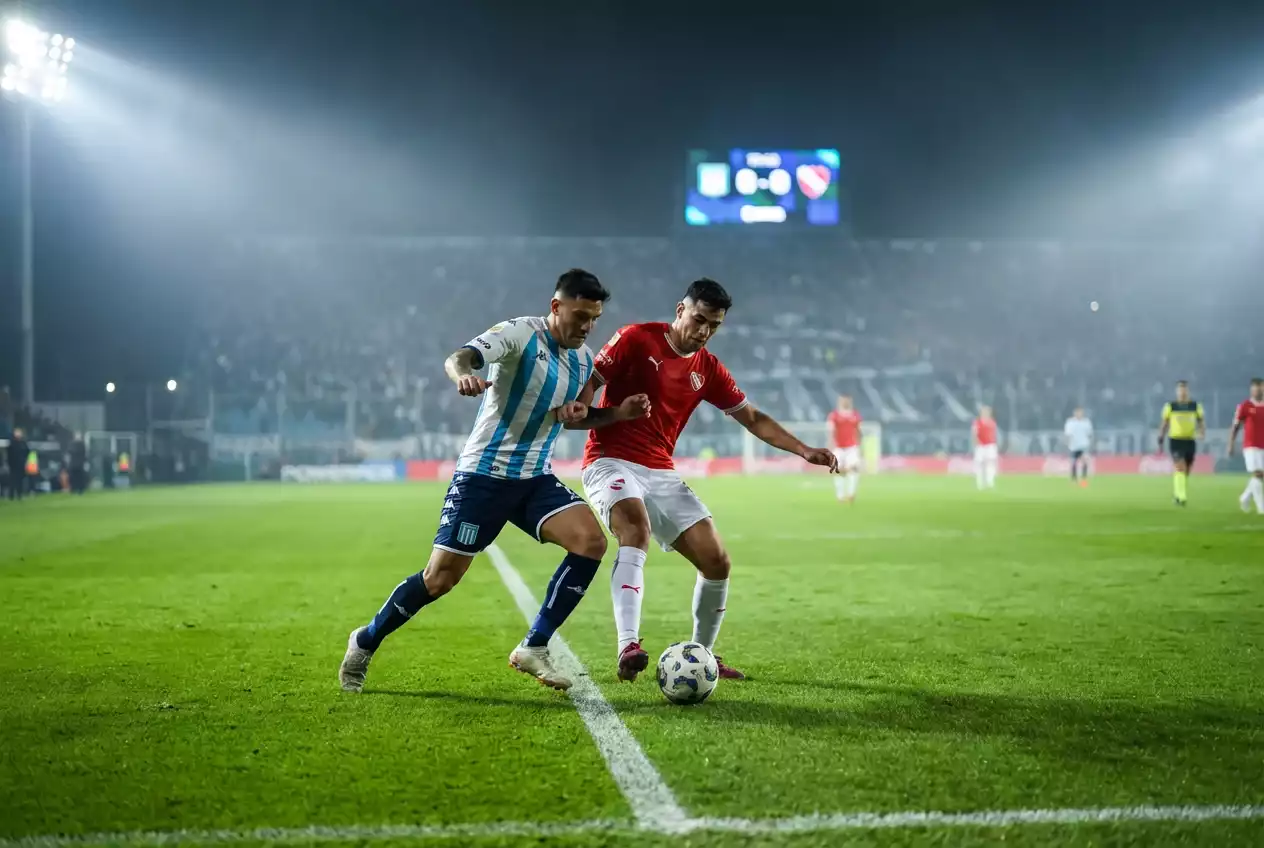 Apuestas en vivo en el futbol argentino con mercados y timing