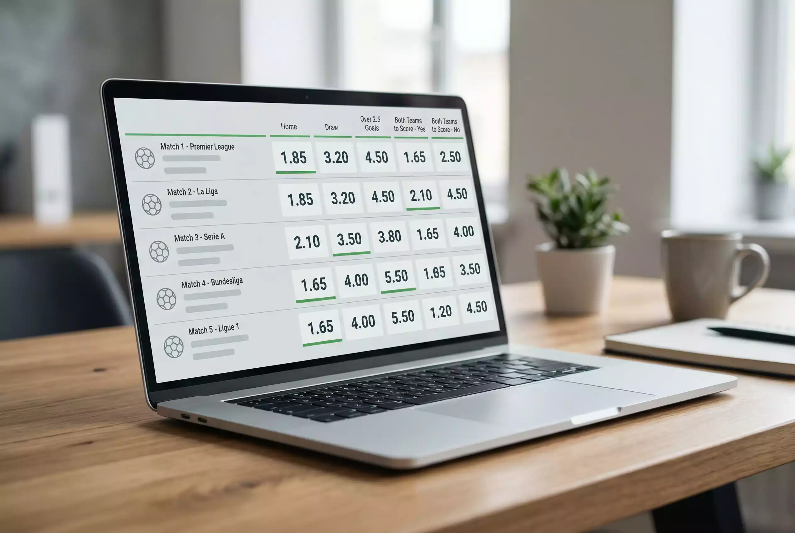 Cuotas del futbol argentino formacion margin y comparacion